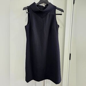 Black Cowl Neck Mini Dress